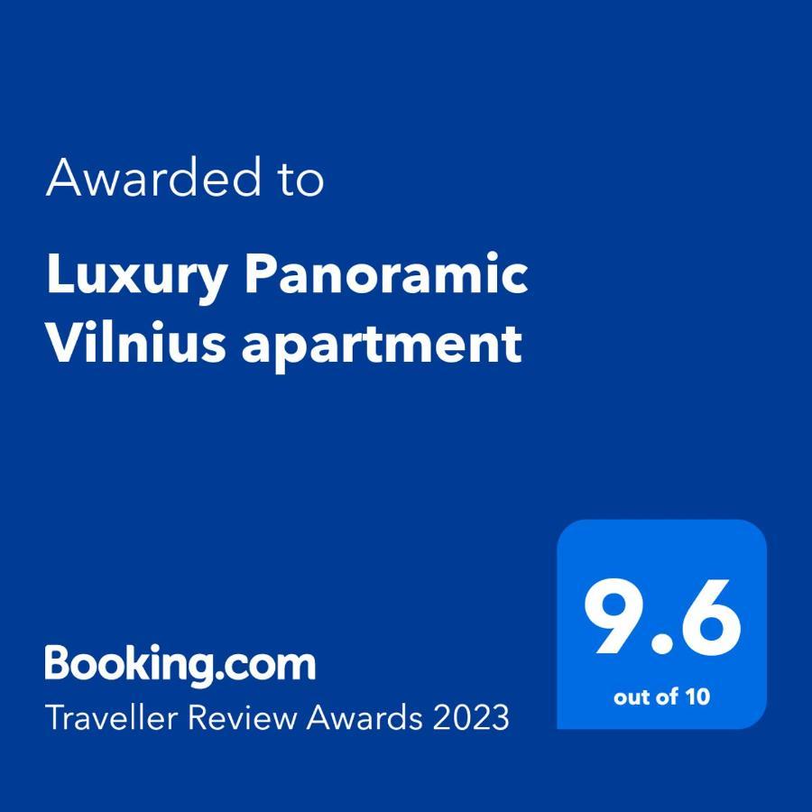 Luxury Panoramic Vilnius Apartment Dış mekan fotoğraf