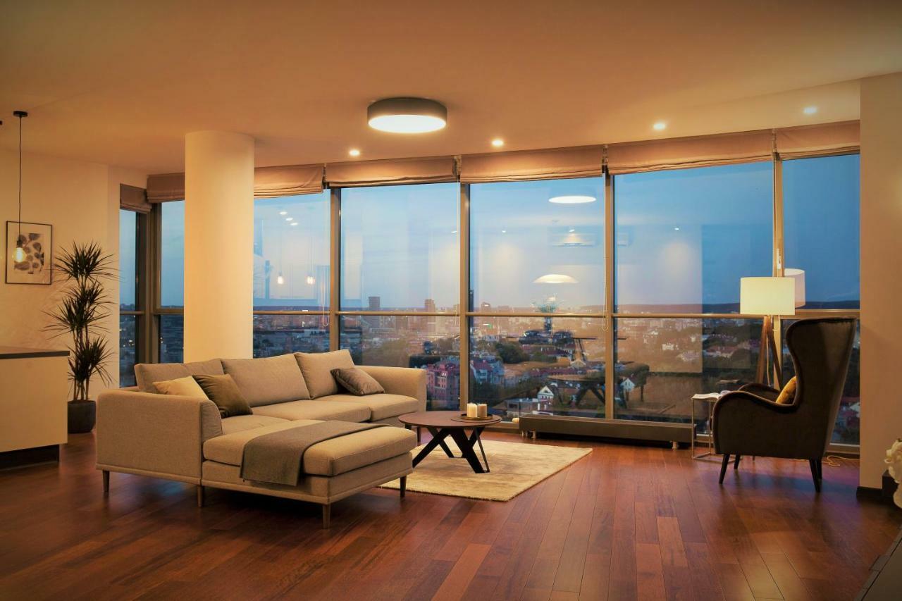 Luxury Panoramic Vilnius Apartment Dış mekan fotoğraf
