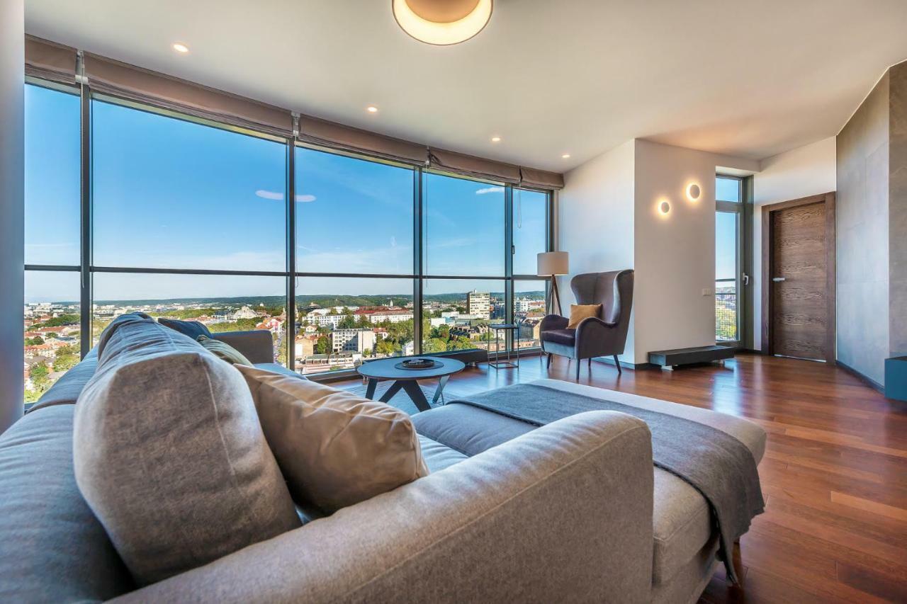 Luxury Panoramic Vilnius Apartment Dış mekan fotoğraf
