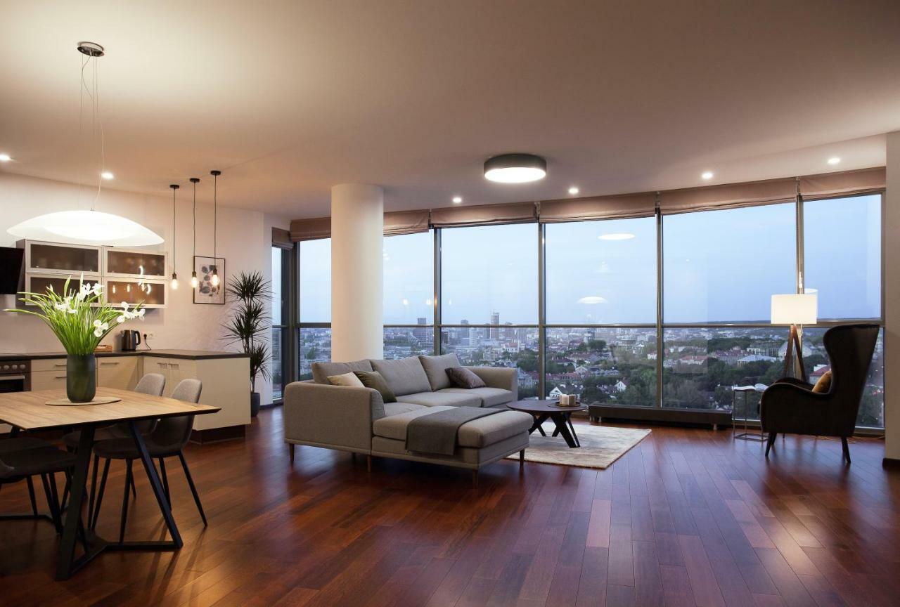 Luxury Panoramic Vilnius Apartment Dış mekan fotoğraf